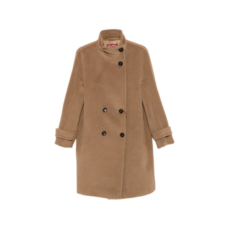 Max Mara Studio Double-breasted Buttoned-cuff Coat