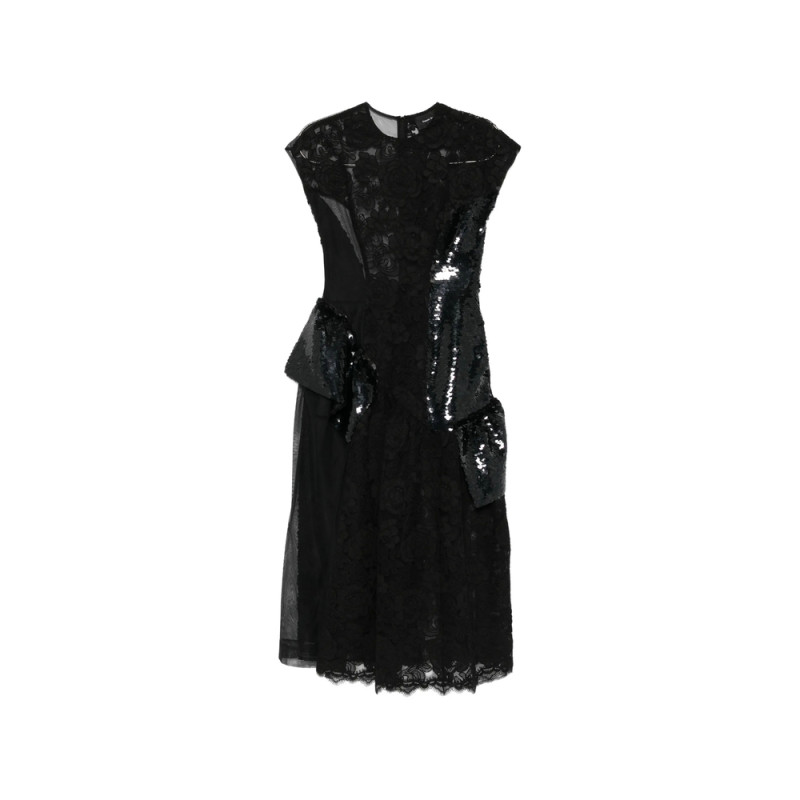 Simone Rocha Cap-sleeve Midi Dress