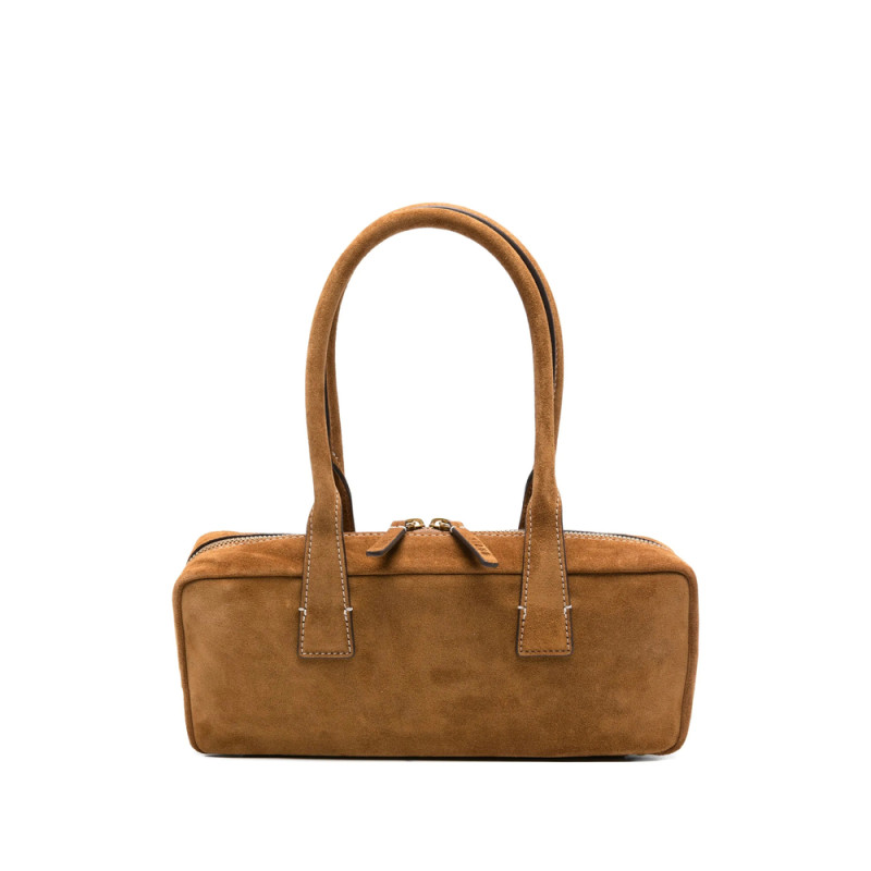 Staud The Dude Suede Zip-top Tote Bag