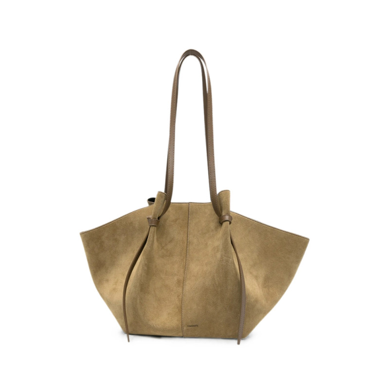 Yuzefi Large Mochi Leather Shoulder Bag