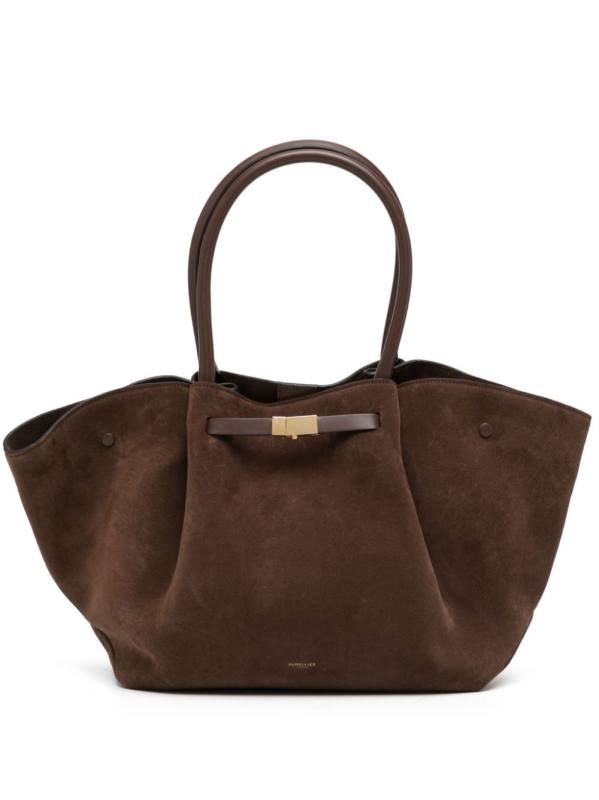 The New York croc-embossed tote bag