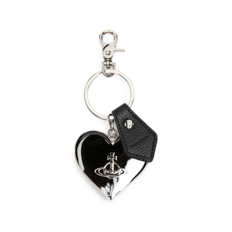 Vivienne Westwood Mirror Heart Orb Keyring