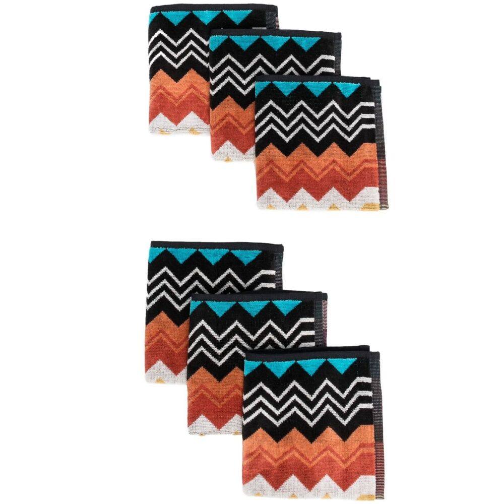 Missoni Home Zig-zag Print 6 Pack Towel Set