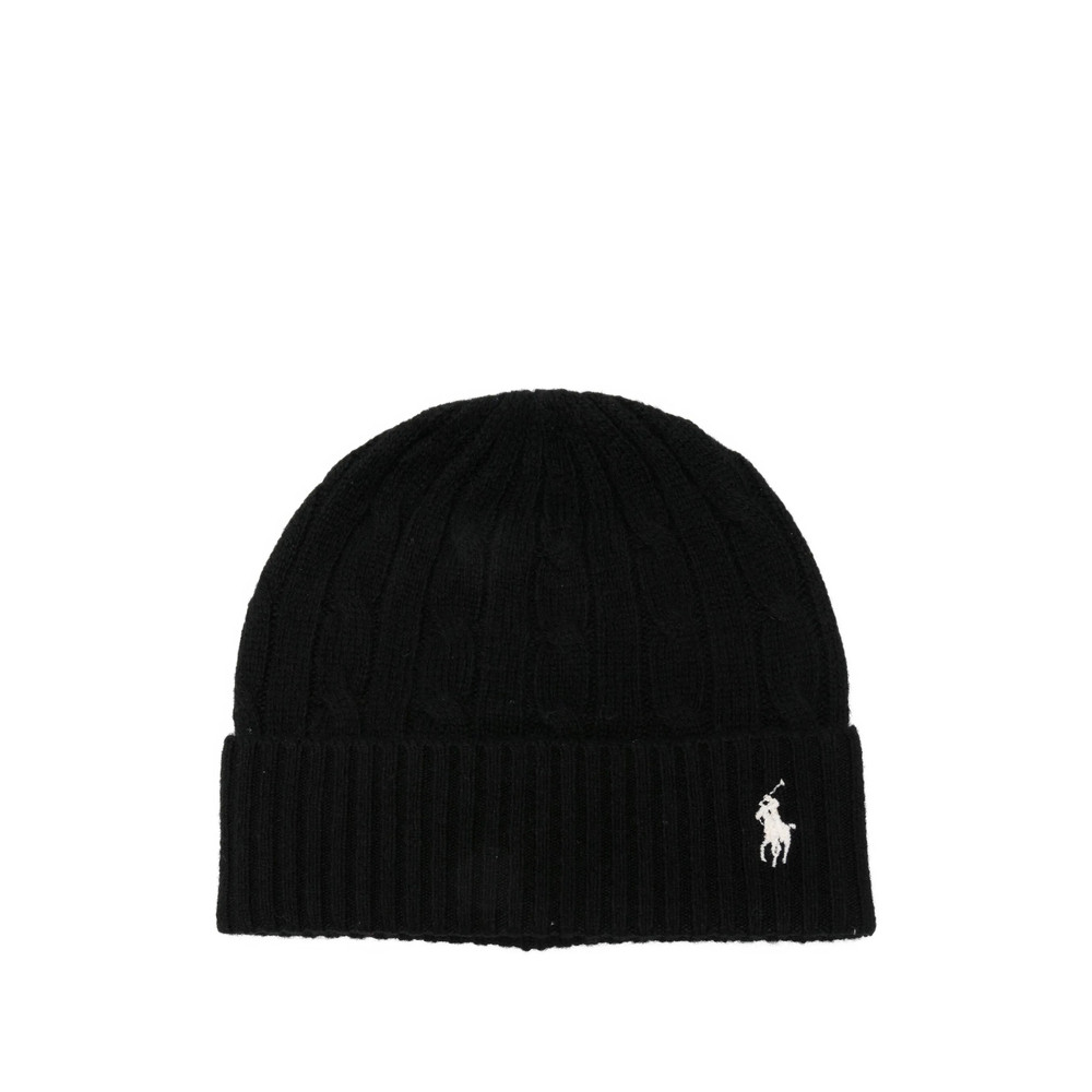 Ralph Lauren Cable-knit Wool Beanie Hat