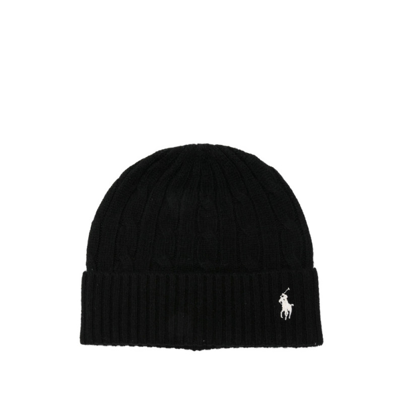 Ralph Lauren Cable-knit Wool Beanie Hat