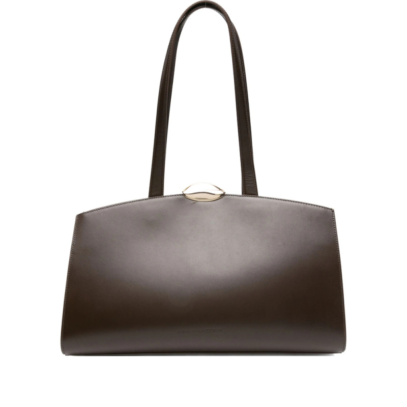 Benedetta Bruzziches Curved-top Leather Shoulder Bag