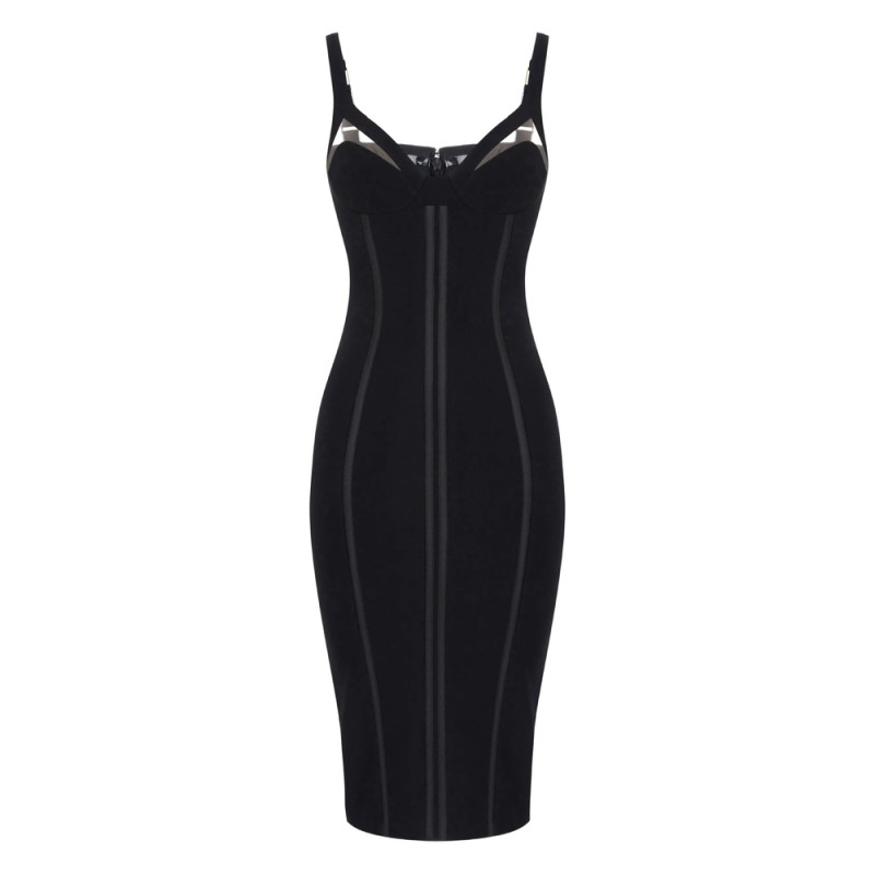 Elisabetta Franchi Strappy Bodycon Dress