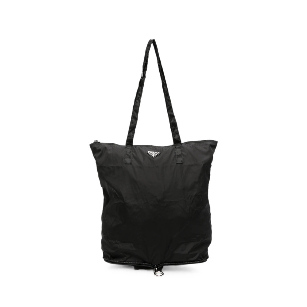 Prada Logo-plaque Tote Bag