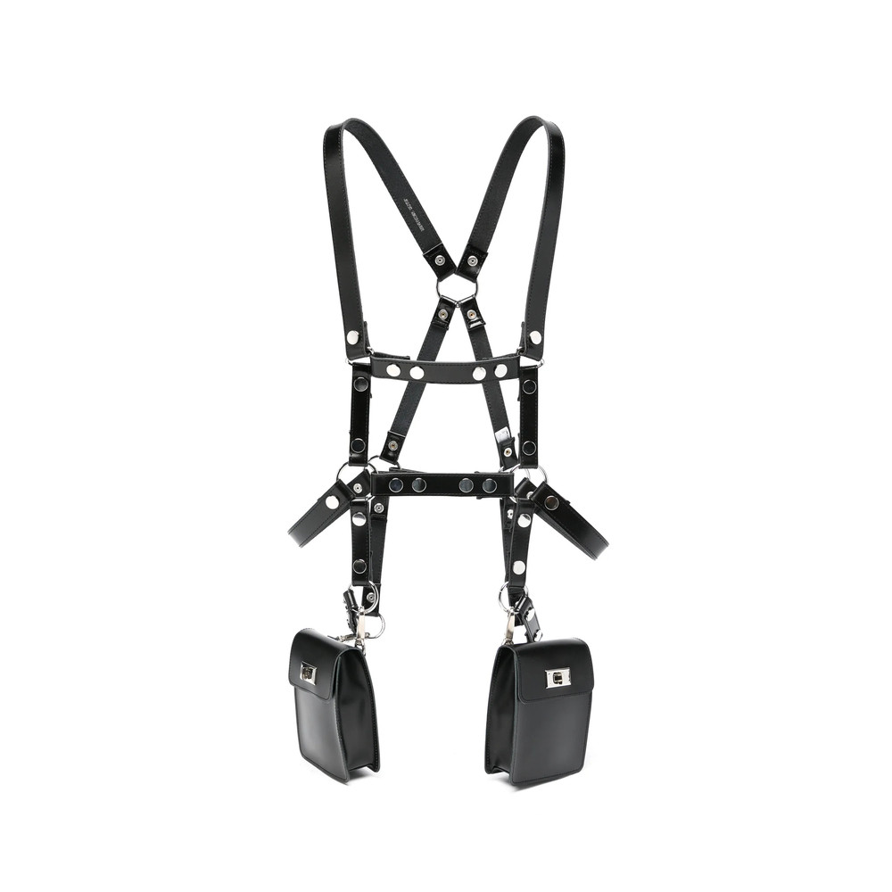 Junya Watanabe X Comme Des Garçons Harness-style Leather Mini Bag