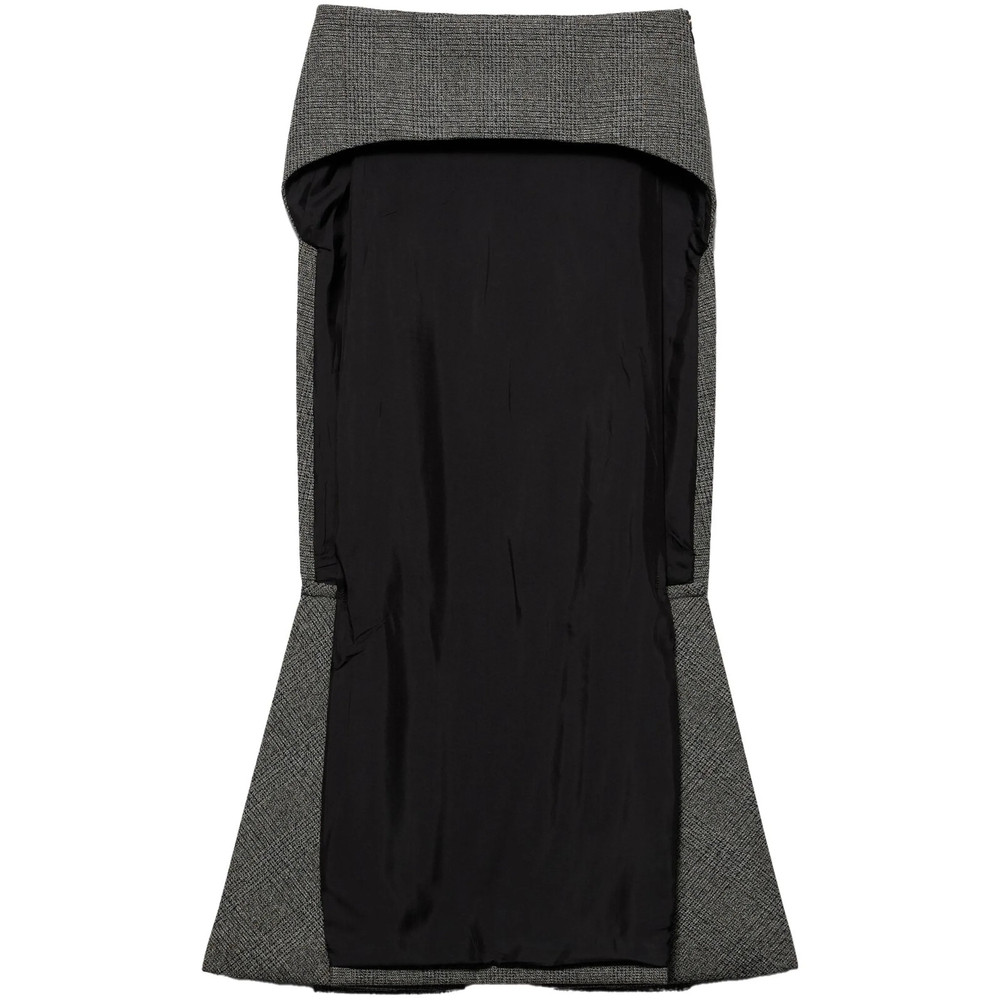Prada Prince-of-Wales Pattern Skirt