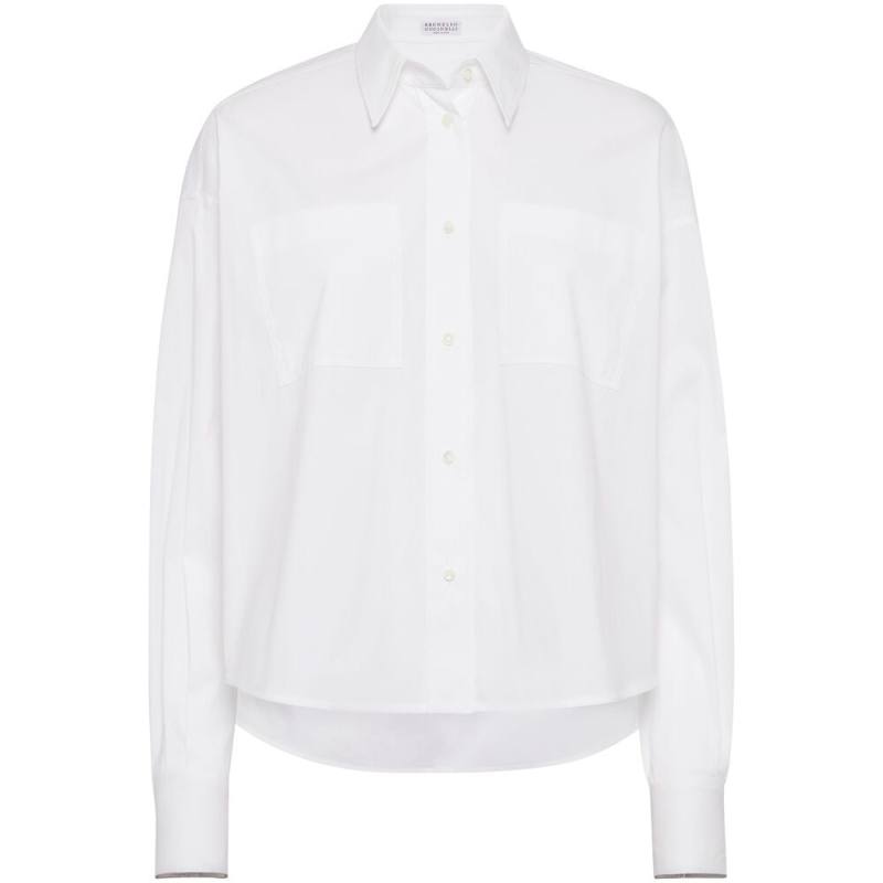 Brunello Cucinelli Monili-trim Shirt