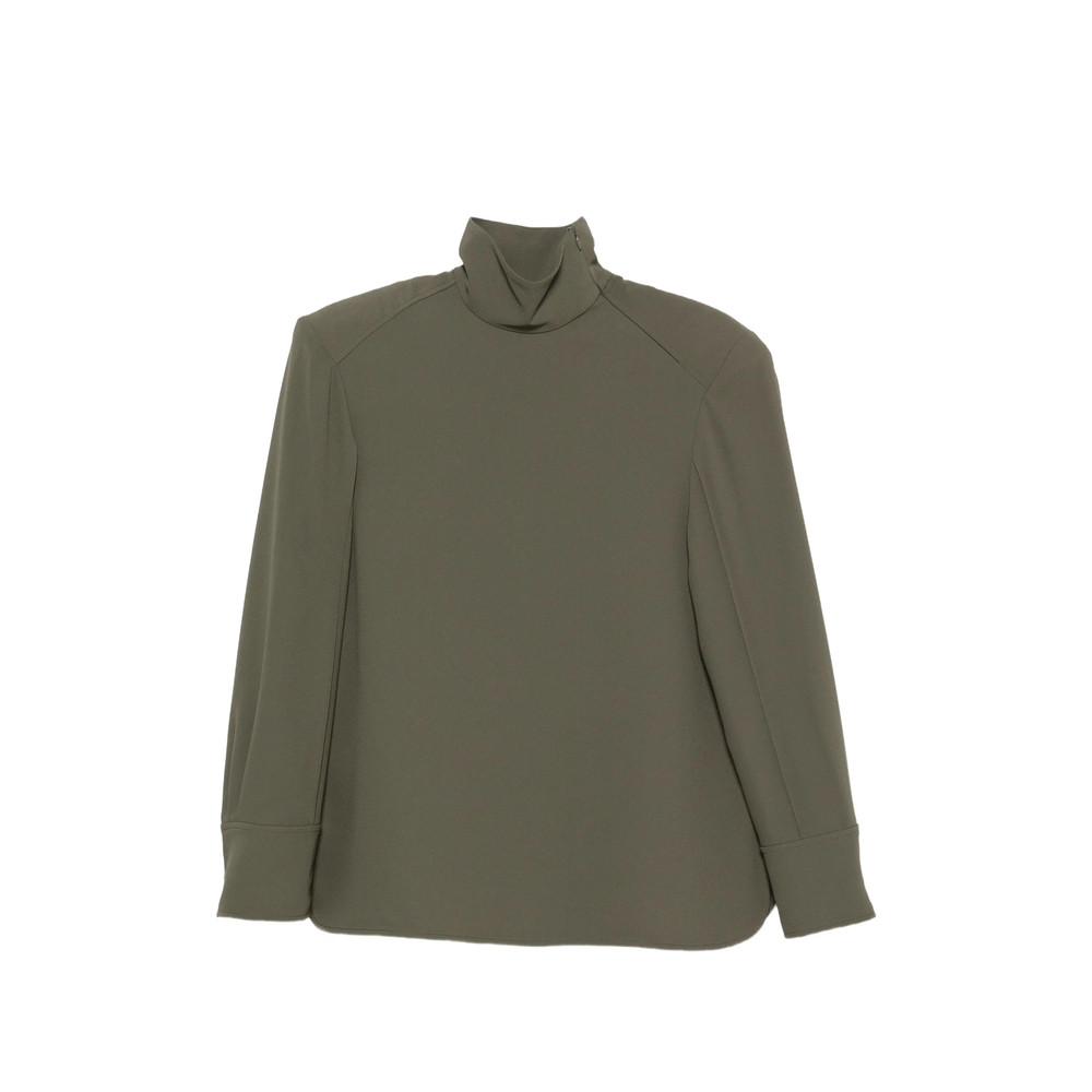 Iro Orbison High-neck Long-sleeve Top