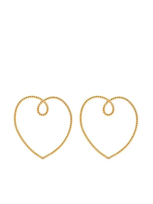 The Heart Of Gold earrings