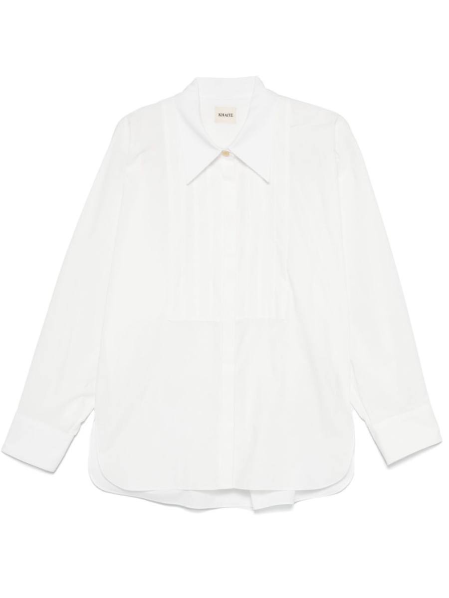 pintuck-detailed shirt