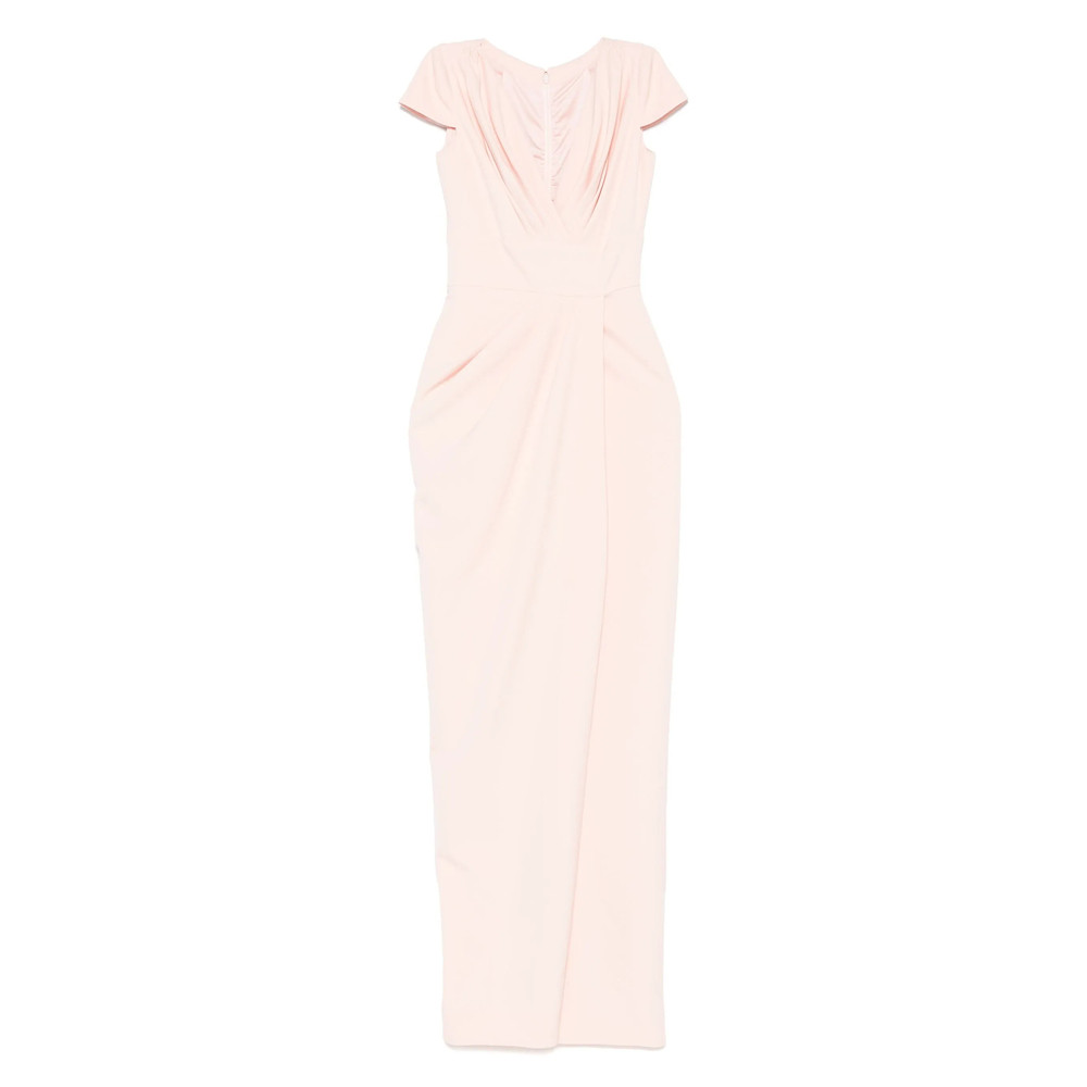 Rhea Costa Draped Maxi Dress