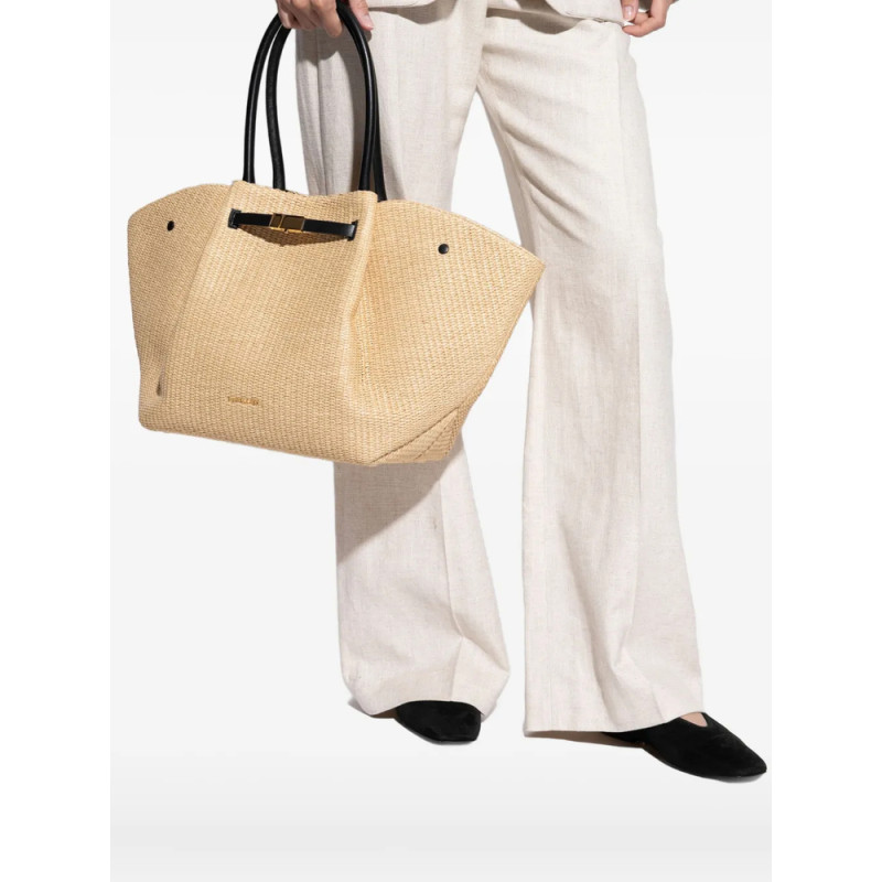Demellier New York Woven Tote Bag