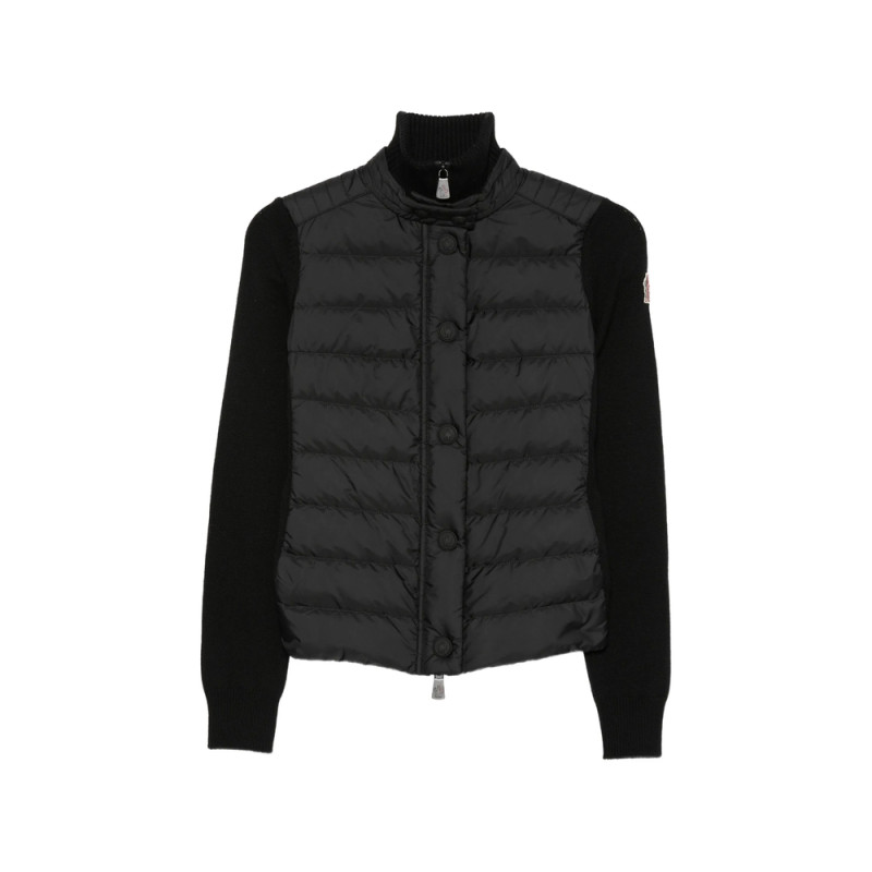 Moncler Grenoble Quilted Panel-knit Jacket