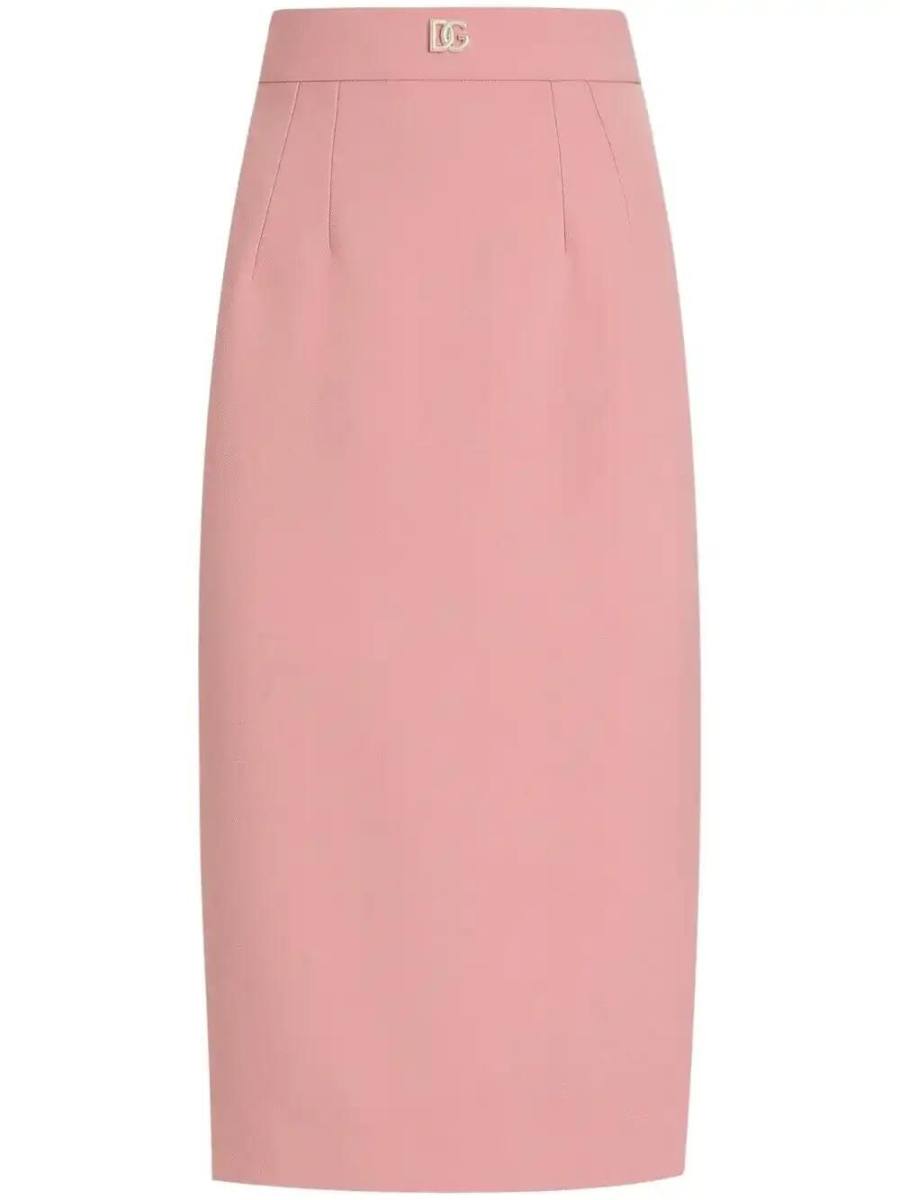 tweed midi skirt