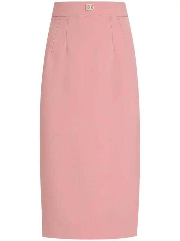 tweed midi skirt