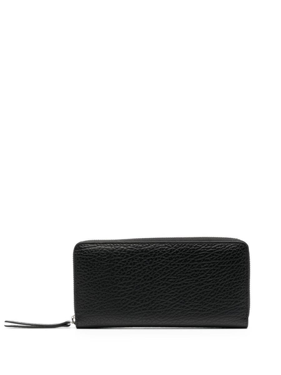 four-stitch zip-around wallet