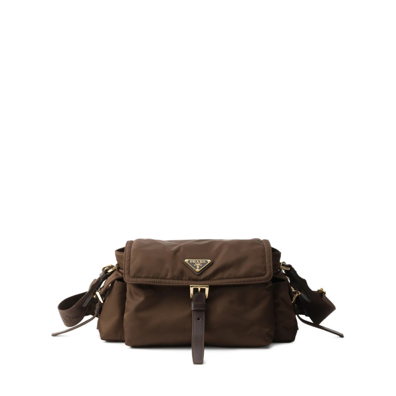 Prada Explore Medium Re-nylon Shoulder Bag With Flap
