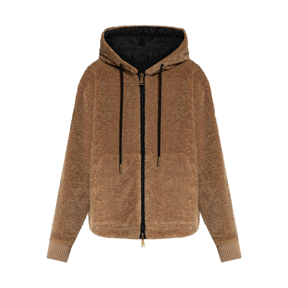 Moncler Hooded Teddy Fleece Jacket