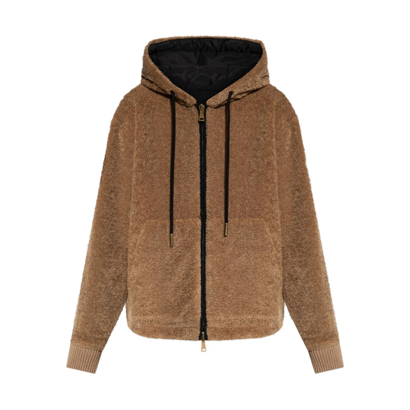 Moncler Hooded Teddy Fleece Jacket