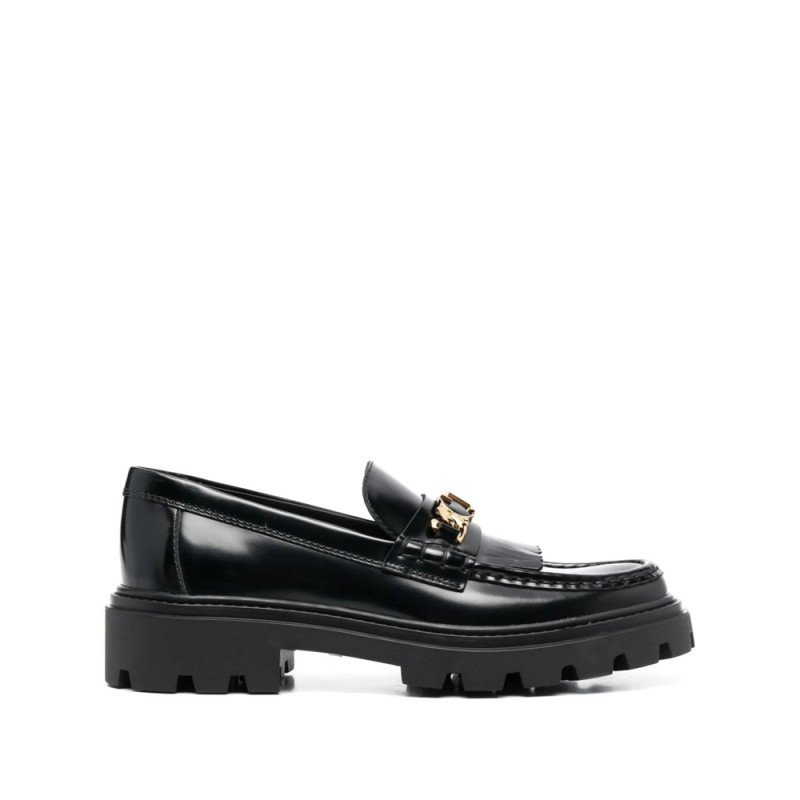 Tod's Fringed Leather Loafers