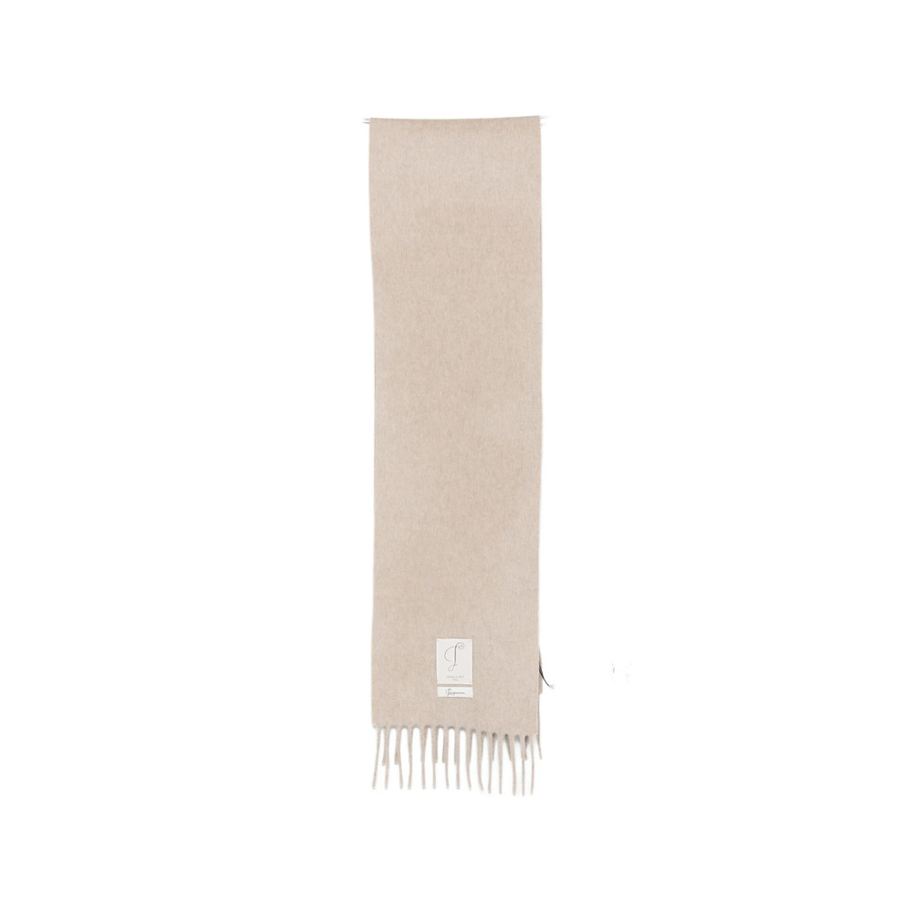 Jacquemus Fringed Logo-patch Scarf