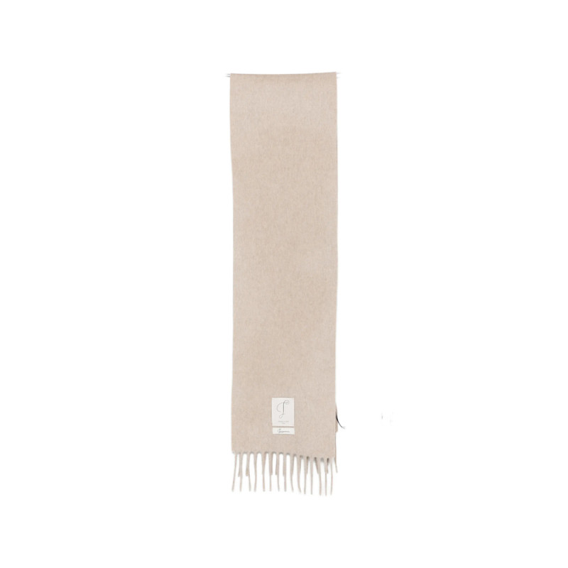 Jacquemus Fringed Logo-patch Scarf