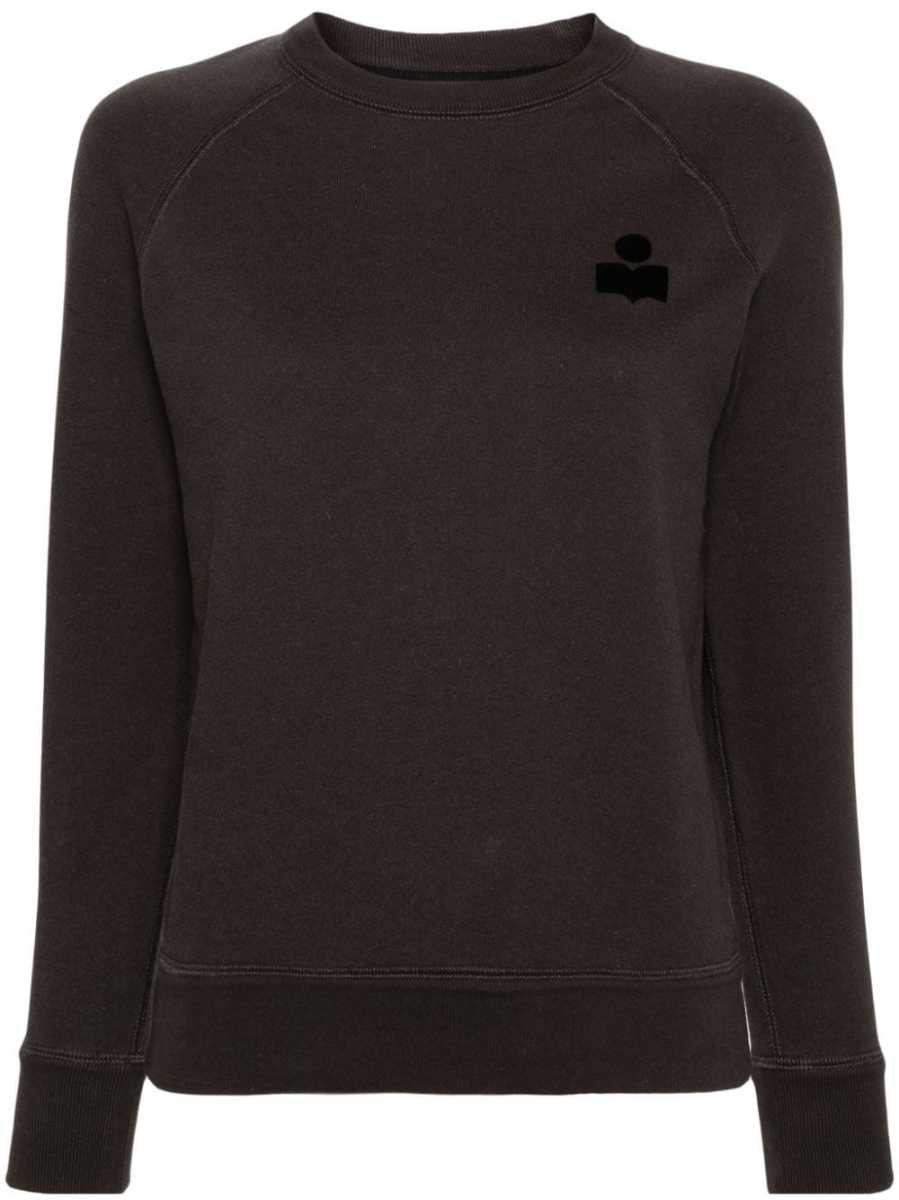 Milla logo-flocked sweatshirt