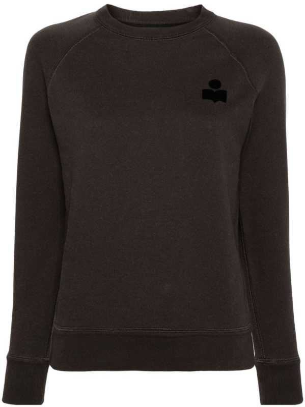 Milla logo-flocked sweatshirt