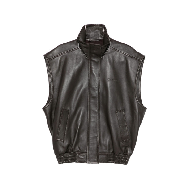 Balenciaga Leather Waistcoat