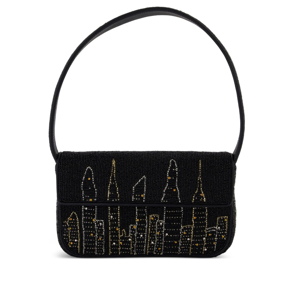 Staud Tommy Beaded Skyline Shoulder Bag