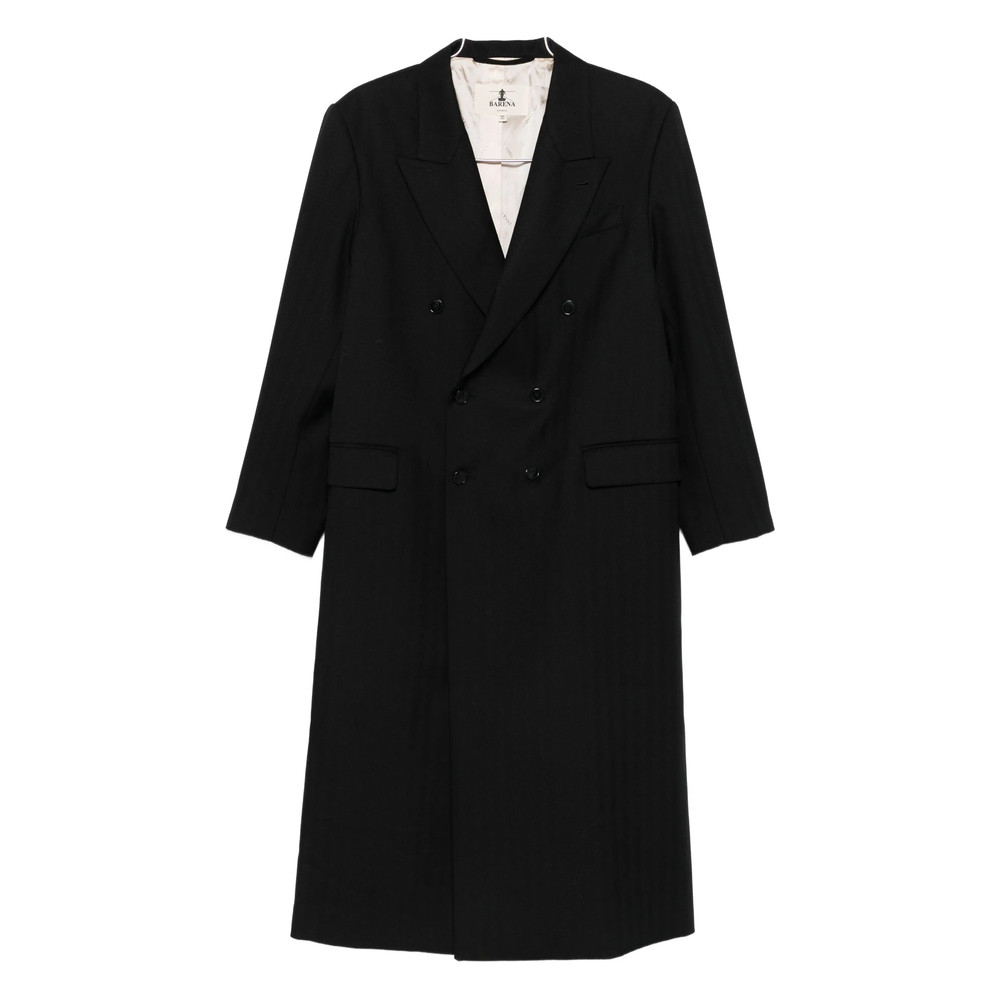 Barena Double-breasted Pinstripe Coat