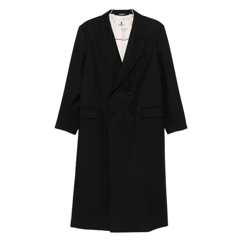 Barena Double-breasted Pinstripe Coat