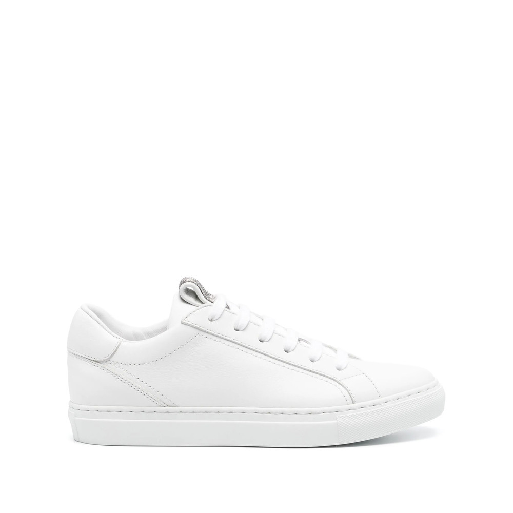 Brunello Cucinelli Monili-embellished Leather Sneakers