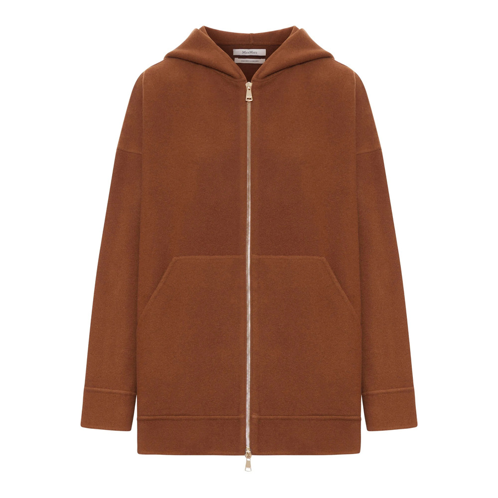 Max Mara Wool Zip-up Hoodie