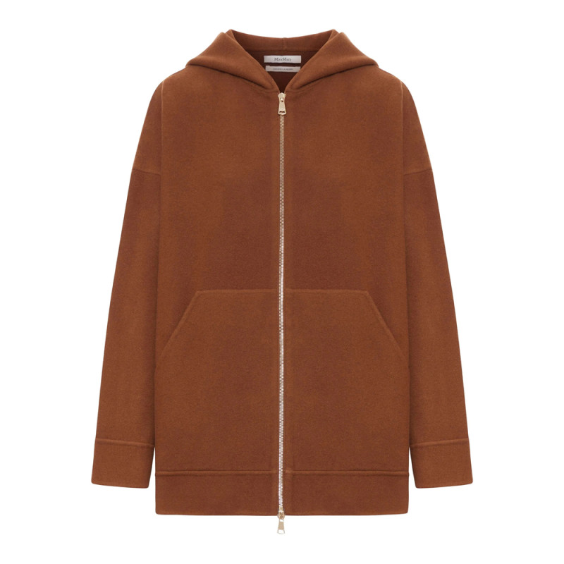Max Mara Wool Zip-up Hoodie
