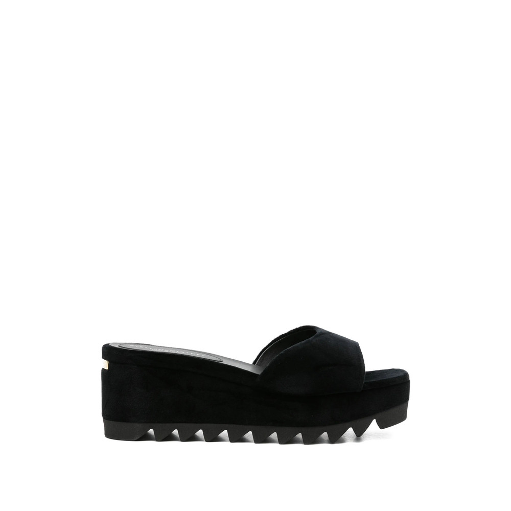Stella Mccartney Velvet Platform Sandals