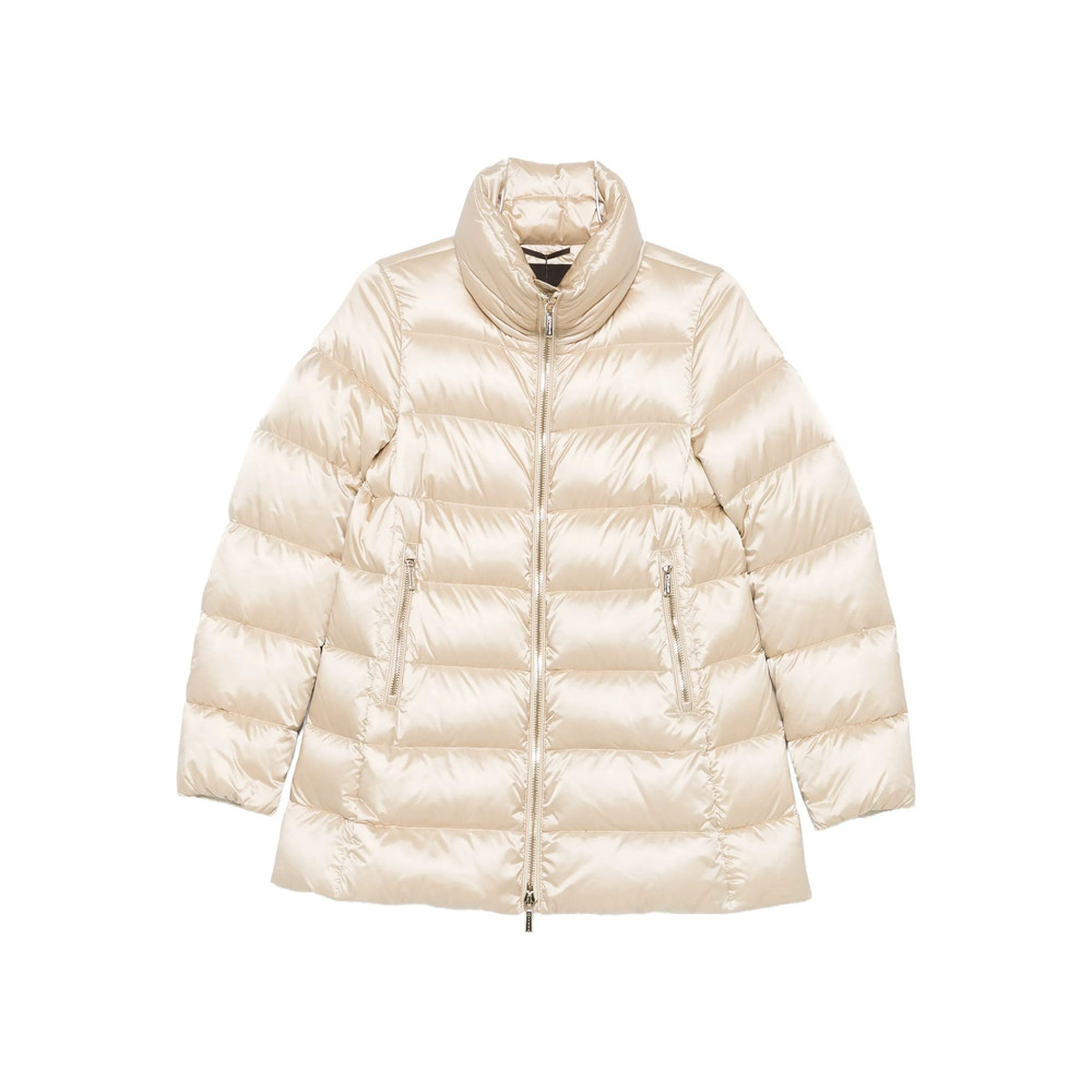 Moorer Quilted High-neck Jacket