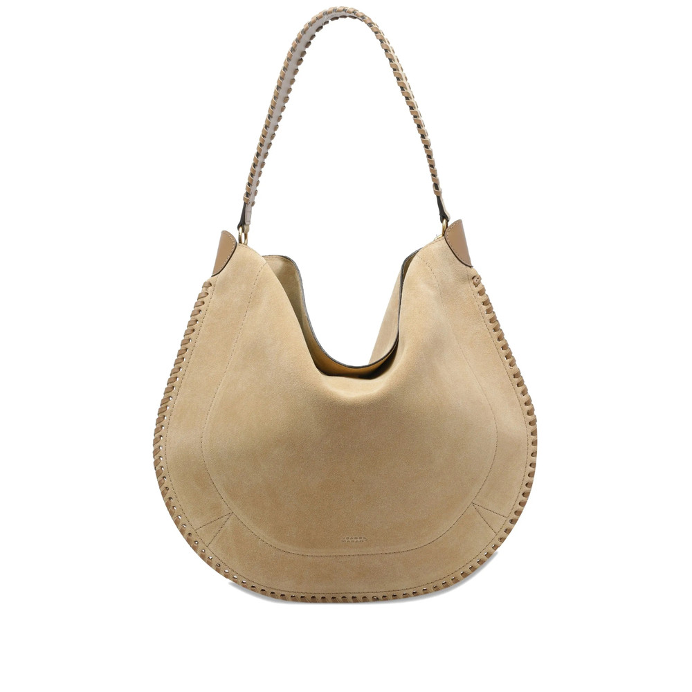 Isabel Marant Oskan Braided-trim Suede Shoulder Bag