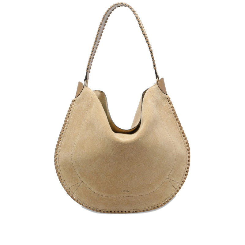 Isabel Marant Oskan Braided-trim Suede Shoulder Bag