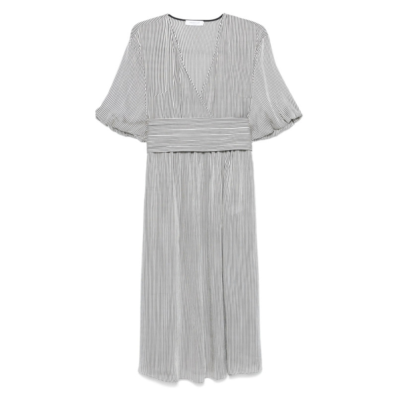 Fabiana Filippi Striped Midi Dress