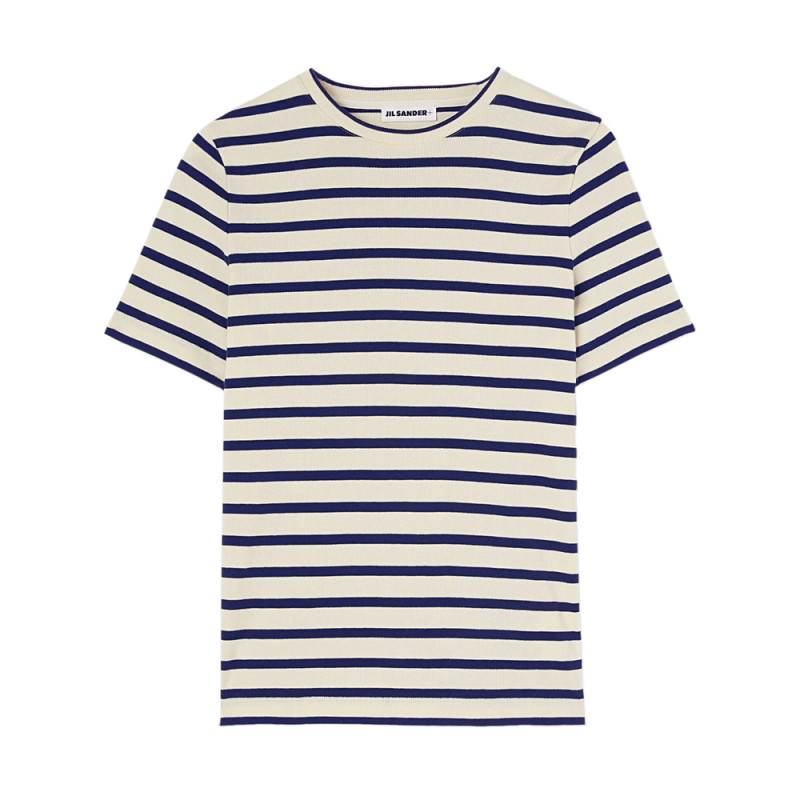 Jil Sander Striped Cotton T-shirt