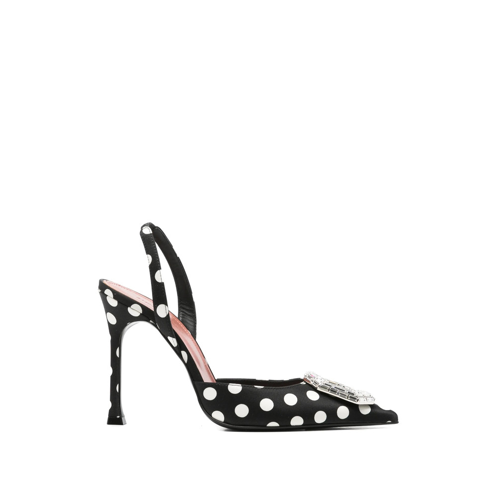 Amina Muaddi Camellia Polka-dot-pattern Pumps