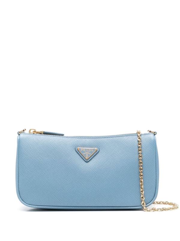 Saffiano-leather cross body bag