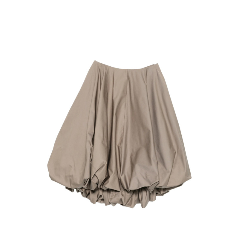 Balenciaga Gathered Midi Skirt