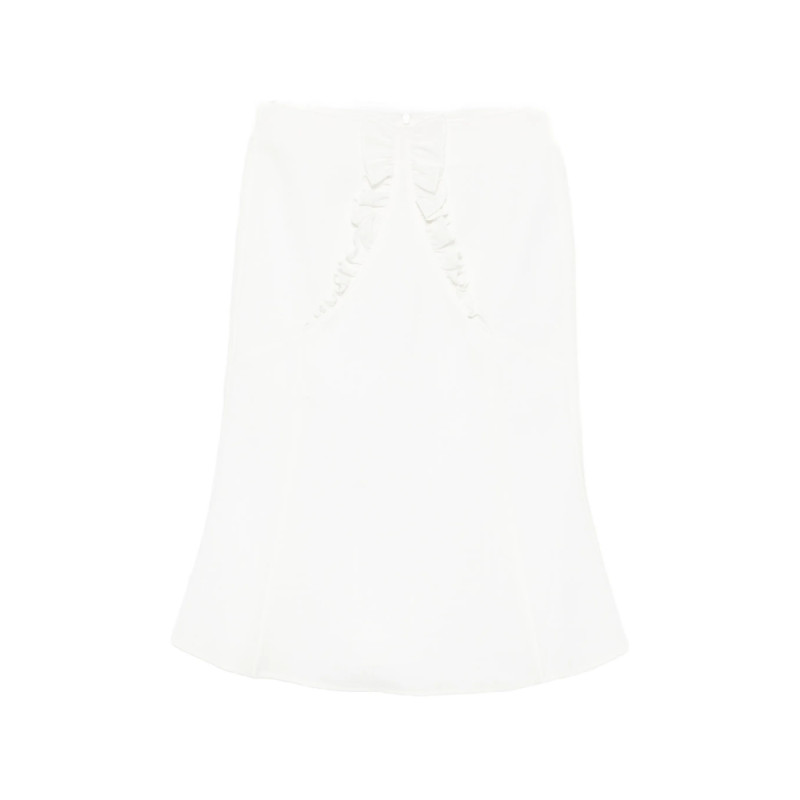 Shushu/tong Ruffle-trimmed Flared Skirt