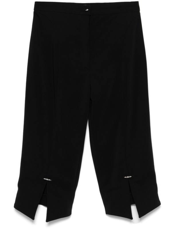pierced cropped trousers